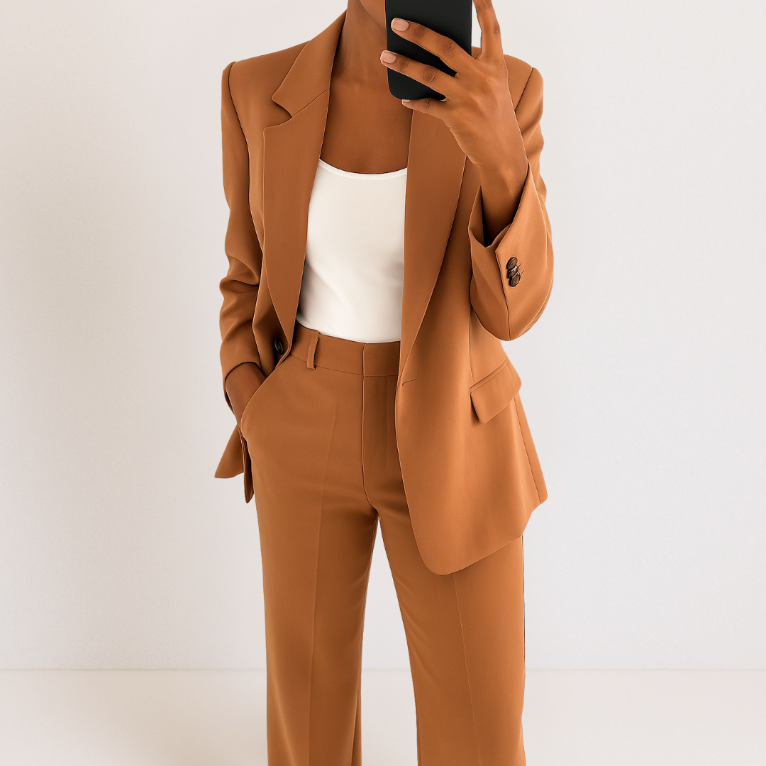 Elegant and Modern Two-piece Suit