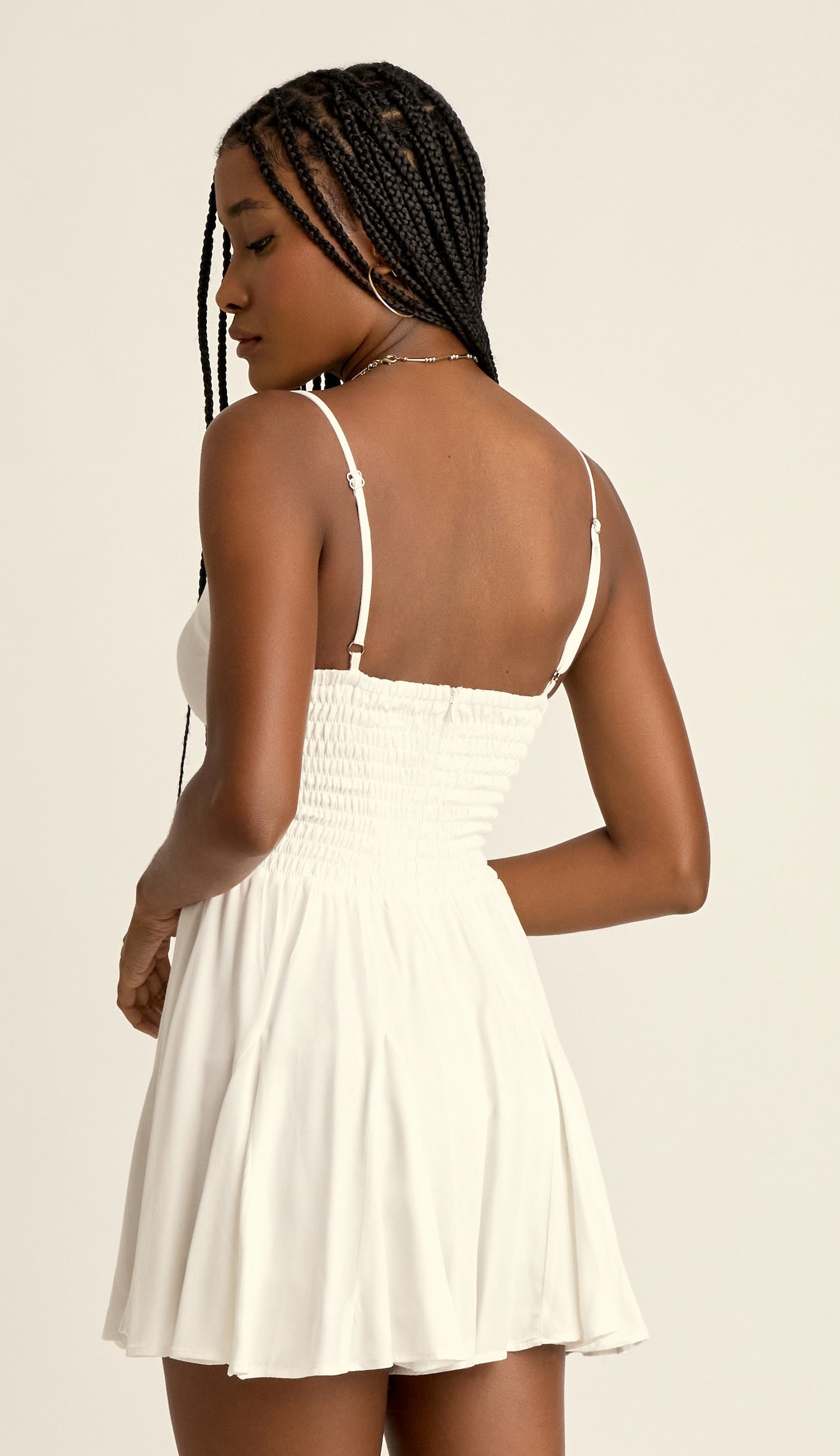 Dengo Tailored Off-White Playsuit