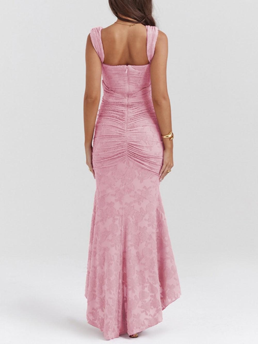 Blue bell floral maxi dress