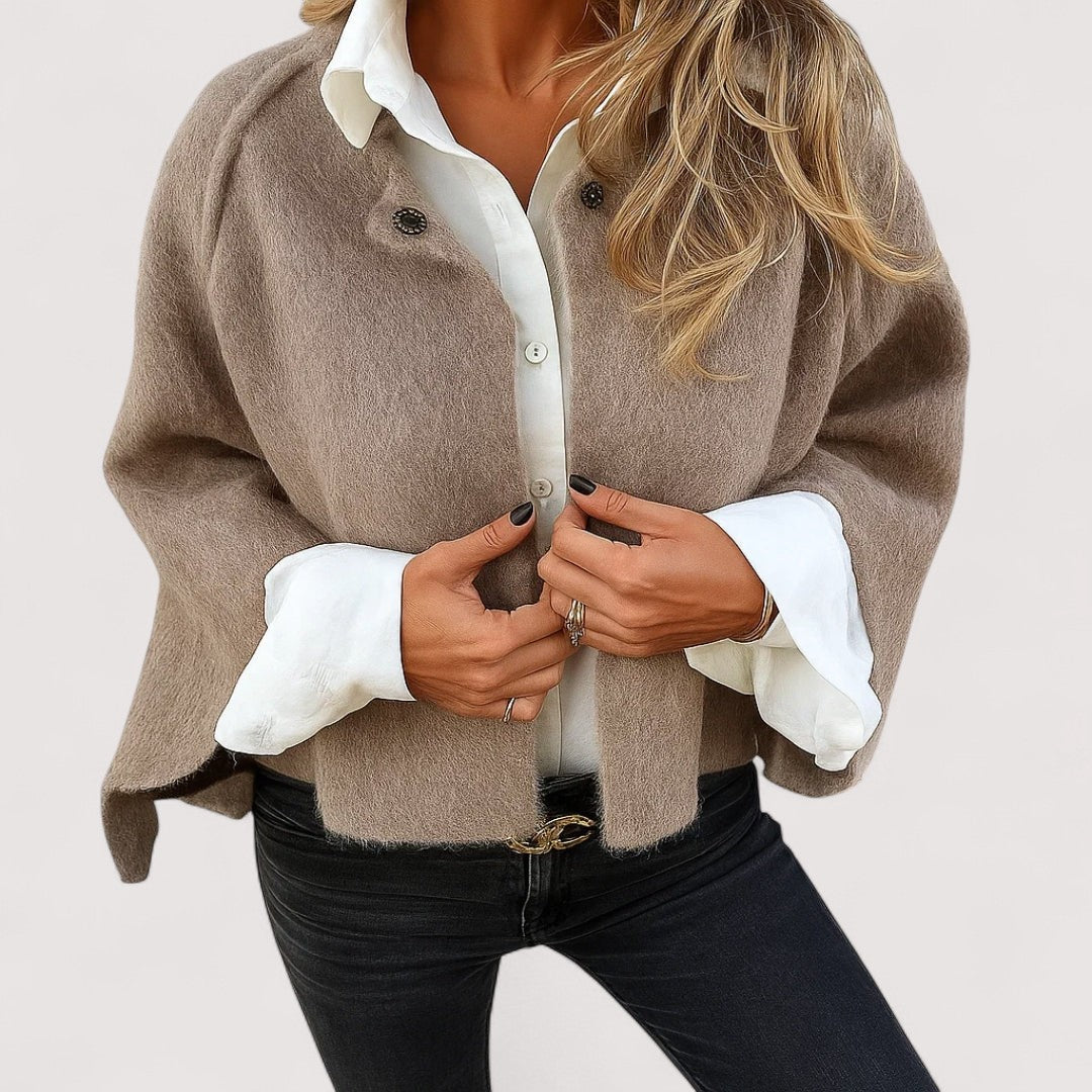 Aveline | Elegant Wool-Blend Jacket