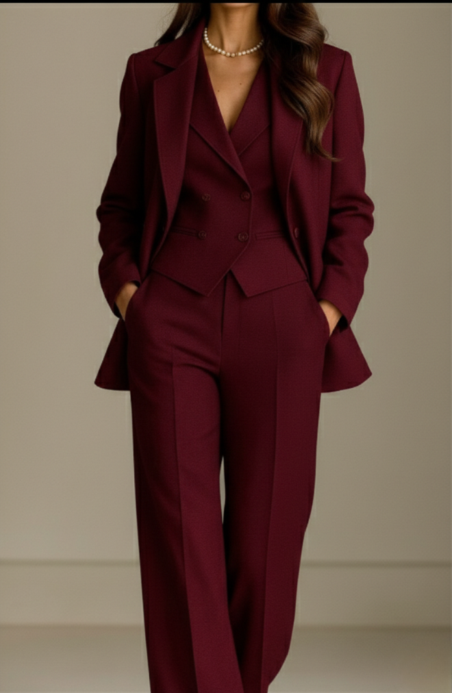 Savvrani™ | Maci Coat & Full Suit Set