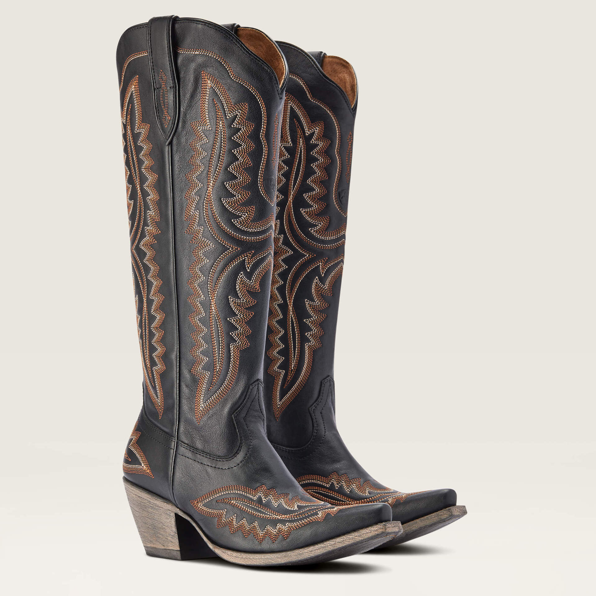 Cowboy Carter Outfits Vintage Embroidered Pointed Toe Western Boots