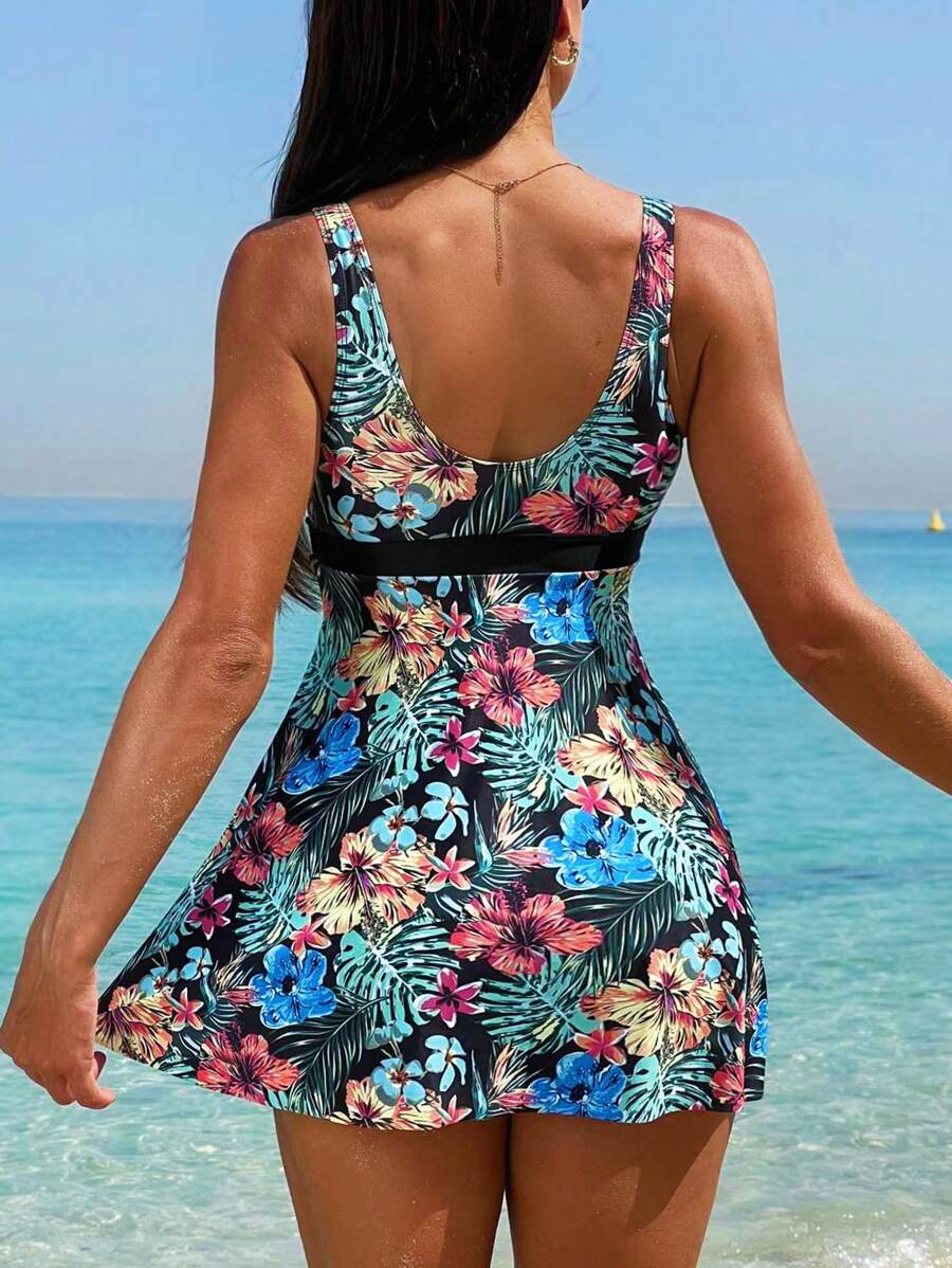 Kaimana | Tropical Tummy Cover Tankini