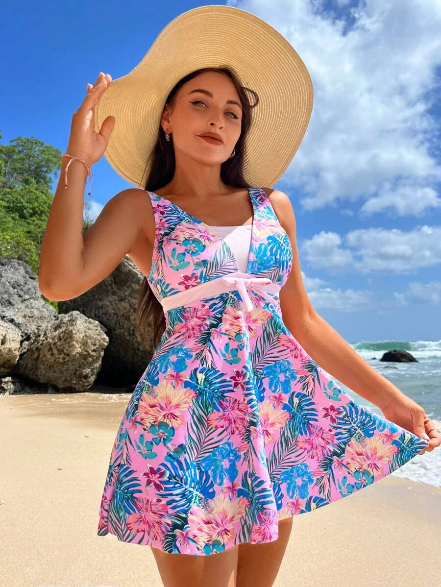 Kaimana | Tropical Tummy Cover Tankini