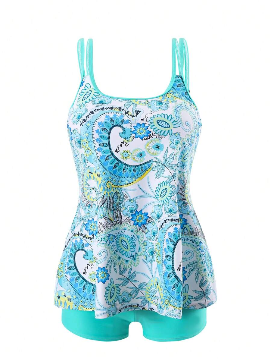 Breeze | Paisley Tummy Cover Cami Set