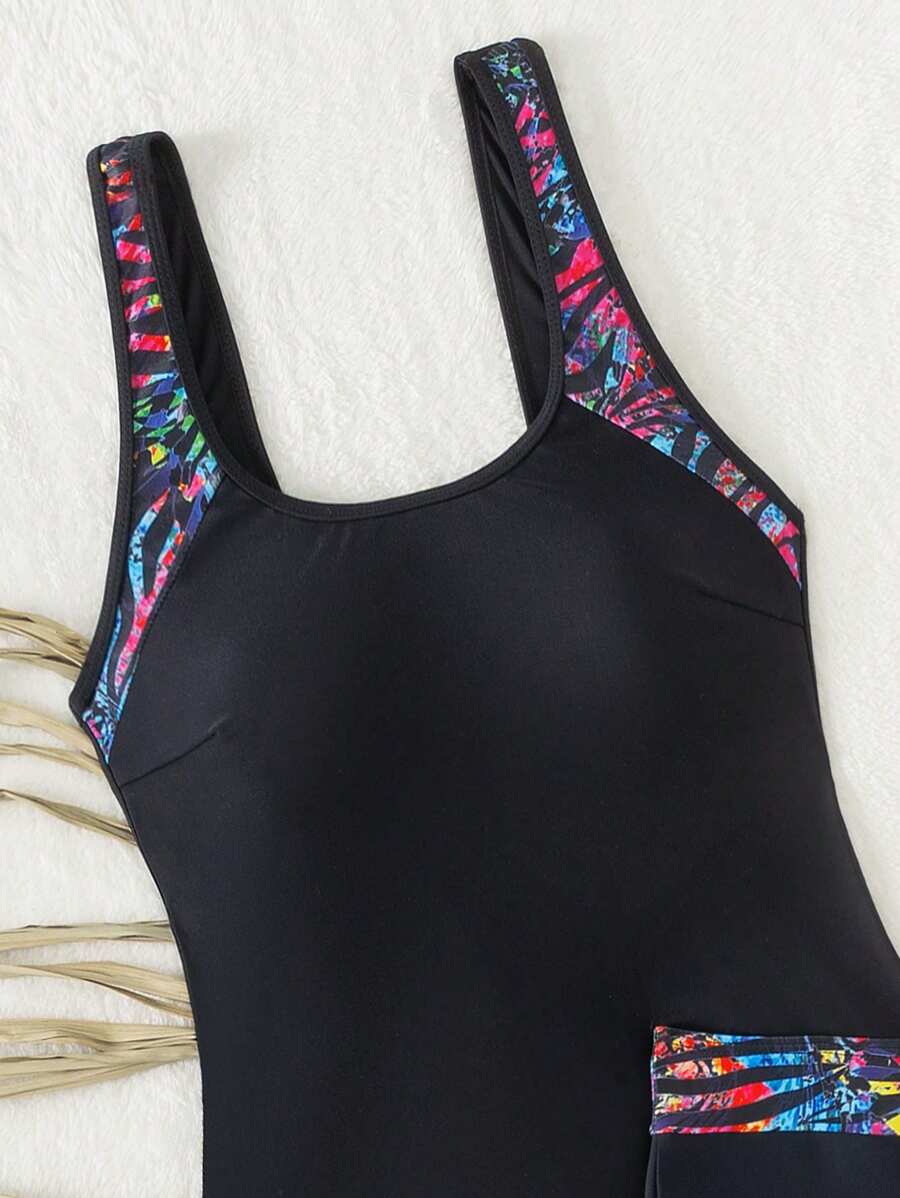 Lush | Floral Tummy Cover Swim Set