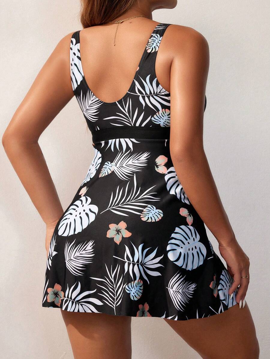 Kaimana | Tropical Tummy Cover Tankini