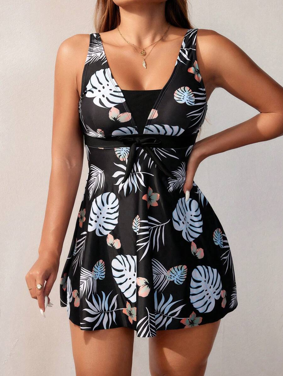 Kaimana | Tropical Tummy Cover Tankini