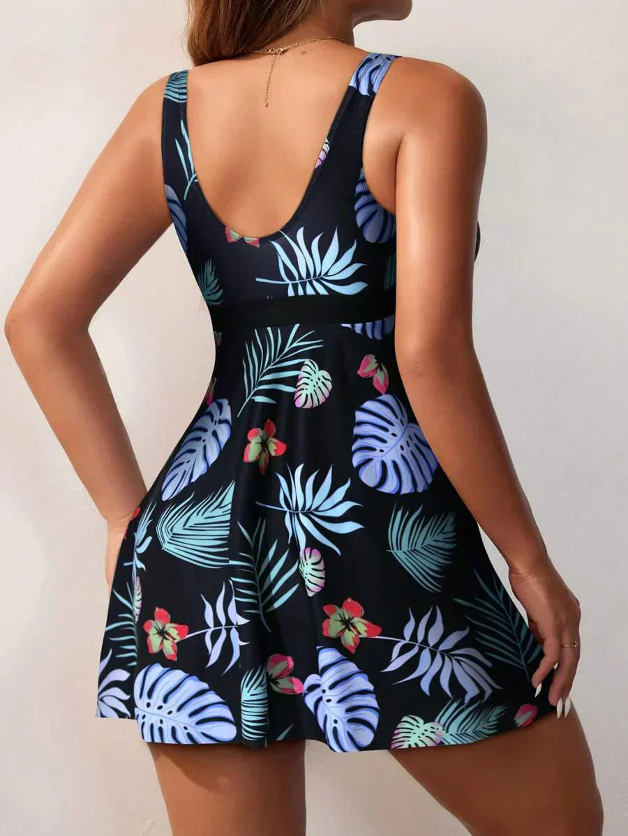 Kaimana | Tropical Tummy Cover Tankini