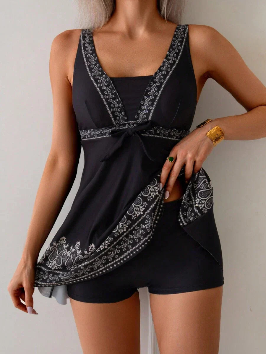 Kaimana | Tropical Tummy Cover Tankini