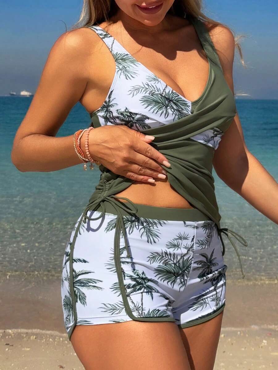 Breeze | Tropical Tummy Cover Bikini Set