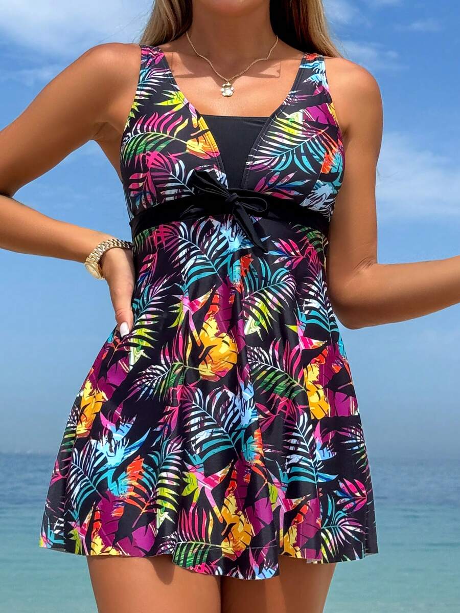 Kaimana | Tropical Tummy Cover Tankini