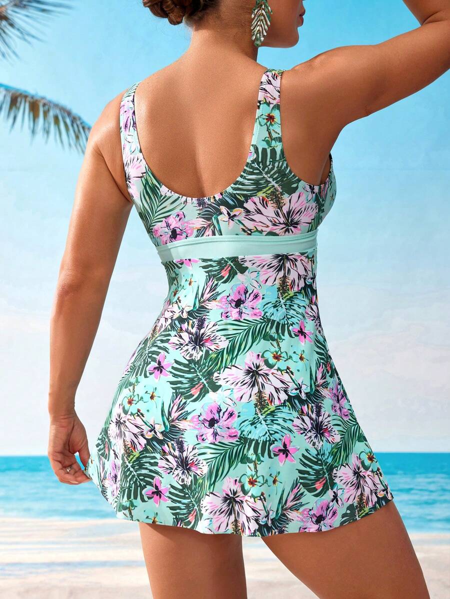 Kaimana | Tropical Tummy Cover Tankini