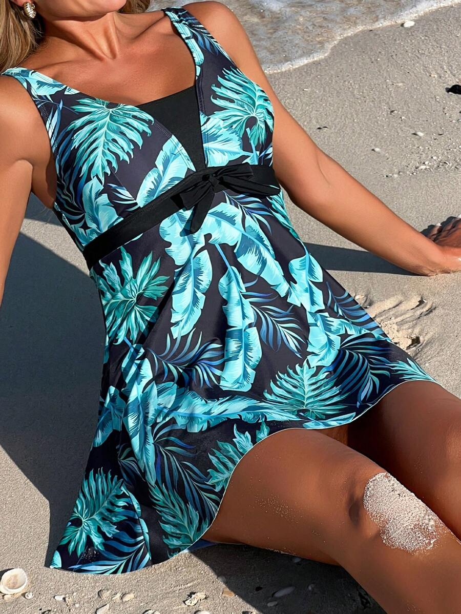 Kaimana | Tropical Tummy Cover Tankini