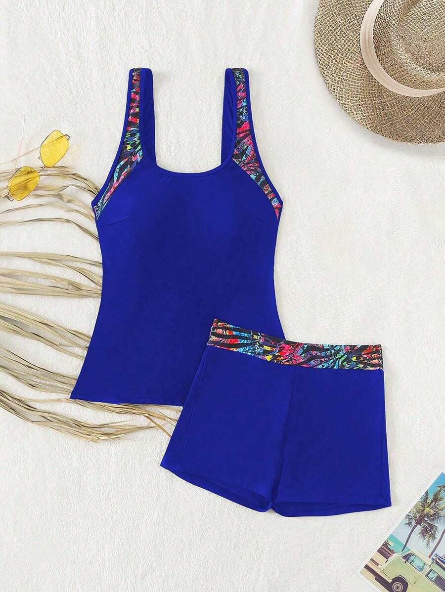 Lush | Floral Tummy Cover Swim Set