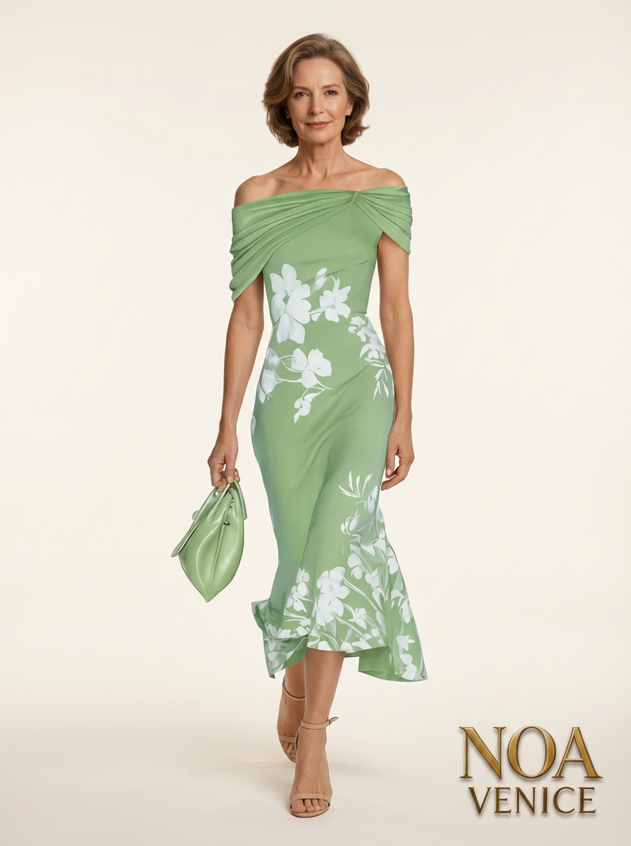 Spring Summer Floral Printed Elegant Dresses